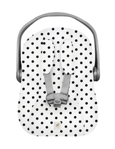 Funda Protectora para Portabebé Dots Blanco